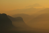 Les crtes de la Chartreuse au Mont Blanc, depuis le Vercors