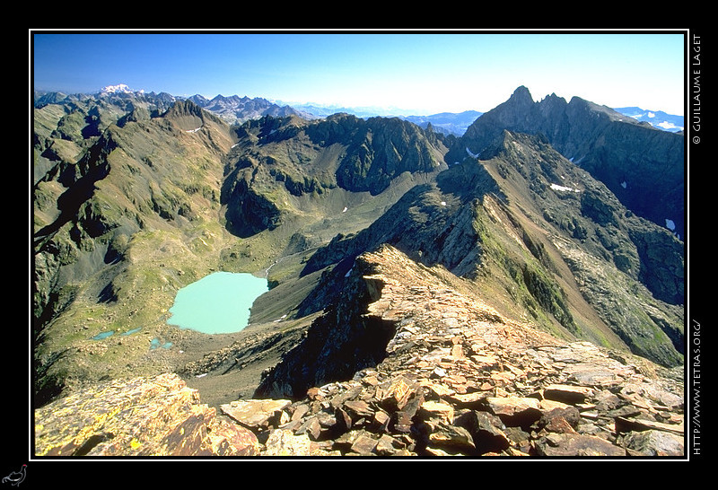 Entre Arc et Romanche : Depuis la Grande Lance de Domne, le lac Blanc et les trois pics de Belledonne