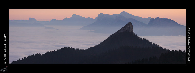 Chartreuse : Panoramique depuis le Charmant Som 
