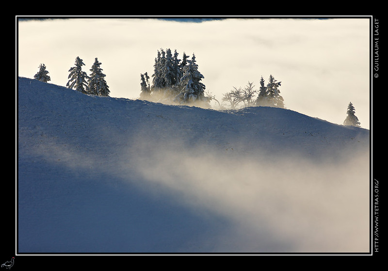 Chartreuse : Nuages sur l'alpage du Charmant Som 
