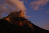 Chartreuse : Lever de lune sur la Dent de Crolles