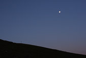 Chartreuse : Croix de la Dent de Crolles et lune