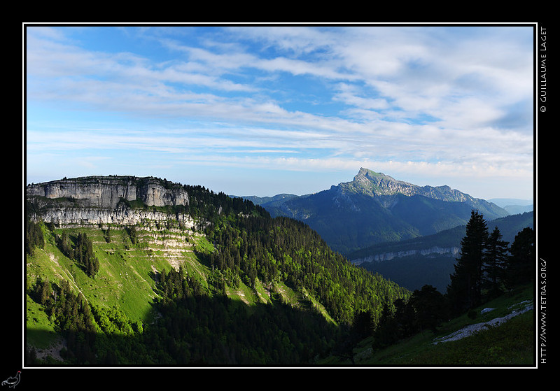 Chartreuse : Les falaises de Pravouta et du Grand Som en descendant de la Dent de Crolles