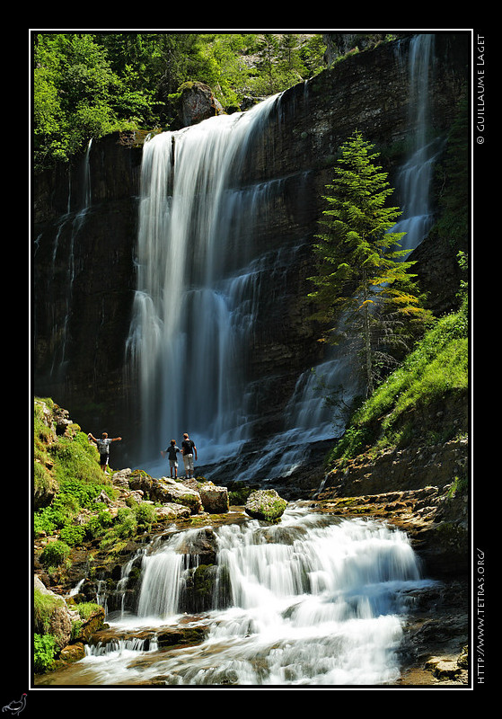 Chartreuse : Cascade du cirque de Saint-Mme