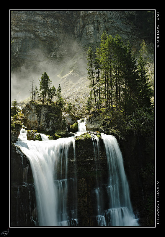 Chartreuse : La grande cascade du cirque de Saint-Mme