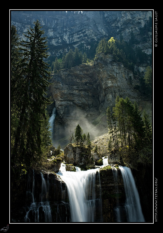 Chartreuse : La grande cascade du cirque de Saint-Mme