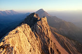 Devoluy : Les cretes du pic Ponsin au col du Noyer depuis la crete de Porel