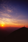 Devoluy : Coucher de soleil entre Vallon Pierra et Grand Ferrand