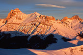 Devoluy : Depuis la Pointe Feuillette, le Grand Ferrand, Vallon Pierra et le rocher Rond