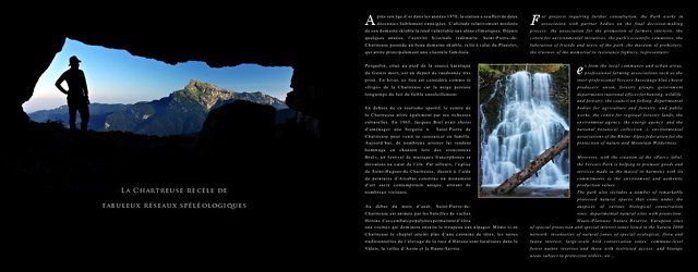 extrait du livre : cascade et r�seau souterrain de la Dent de Crolles