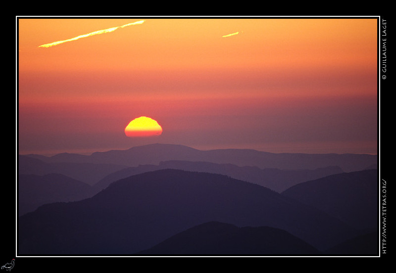 Pyrnes : Lever de soleil arigeois depuis le pic de Tarbsous