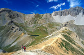 Queyras : Lac de Souliers et Grand Pic de Rochebrune