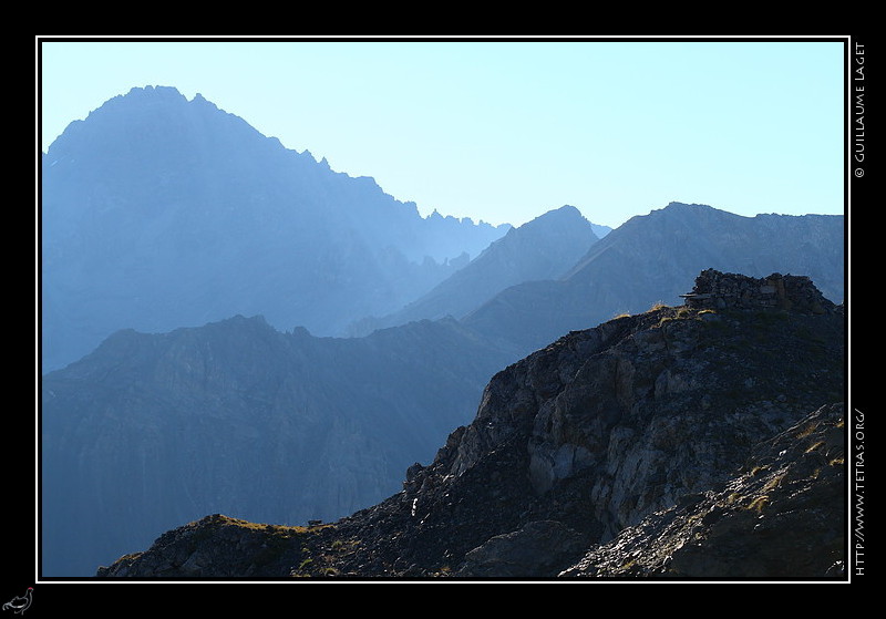 Queyras : Le Grand Pic de Rochebrune et l'abri de Clt la Cime