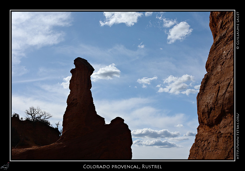 Rcits de randonnes : Nuages et contre-jour dans le colorado provenal  Rustrel