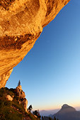 Chartreuse : Soleil couchant sur le sangle de la Barrere