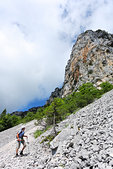 Chartreuse : Sous la falaise de la Rousse