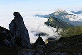 Chartreuse : Sous l'Oeille, au dessus des nuages de la vallee