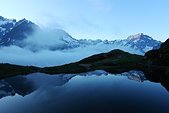 Ecrins : Reflets dans le lac du Lauzon