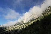 Vercors : Nuages sur les tours du Playnet