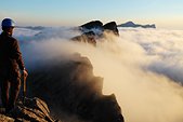 Vercors : Regard vers les cretes du Ranc Traversier