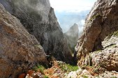 Vercors : Descente du couloir de Serre-Brion