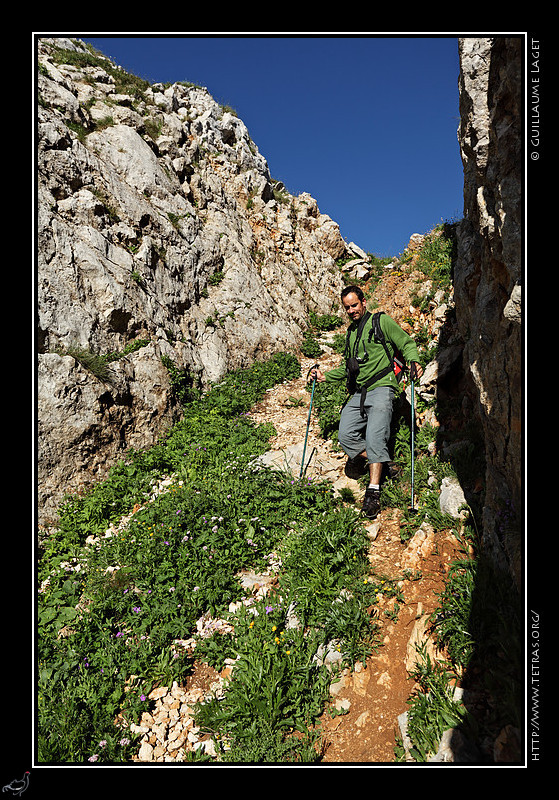 Rcits de randonnes : Dans le haut du couloir de Serre-Brion 
