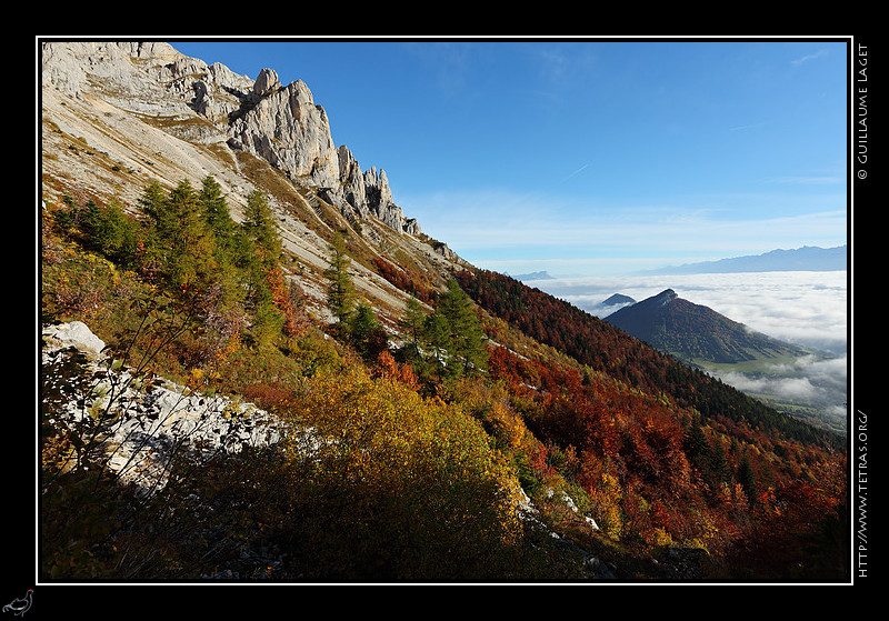 Rcits de randonnes : La fort encore colore en cette mi-octobre vers la cabane des Clots