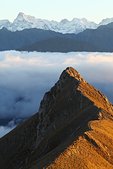 Gapencais : Le pic de l'Aiguille vu depuis le pic de Gleize