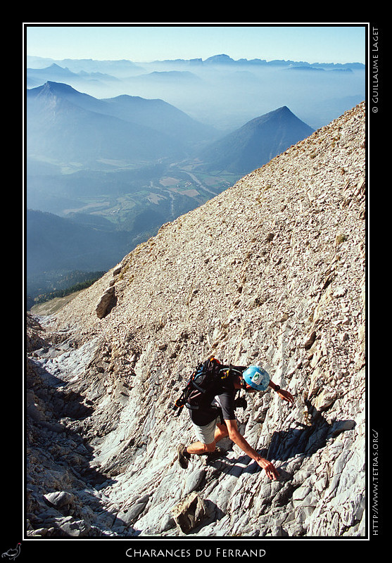 Rcits de randonnes : La monte peut se faire pendant prs de 400m sur des ressauts constitus d'escaliers de ce type, ou bien par des pierriers sur le ct.
 
