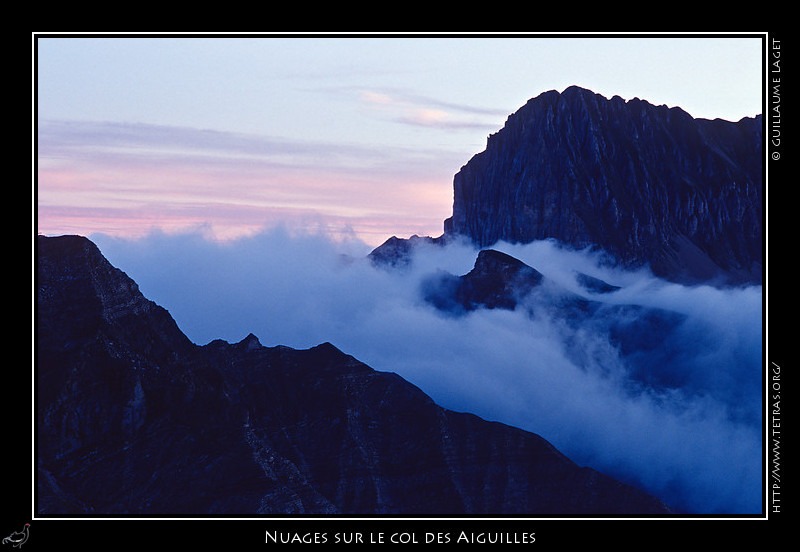 Rcits de randonnes : Nuages  l'entre du Dvoluy, sur le col des Aiguilles