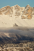 Vercors : Le Balcon Est du Vercors apres une chute de neige