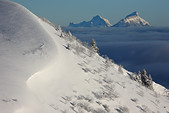 Vercors : Cretes de la montagne de Gresse et massif de Chartreuse