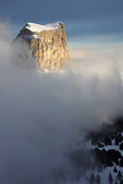 Mont Aiguille et nuages