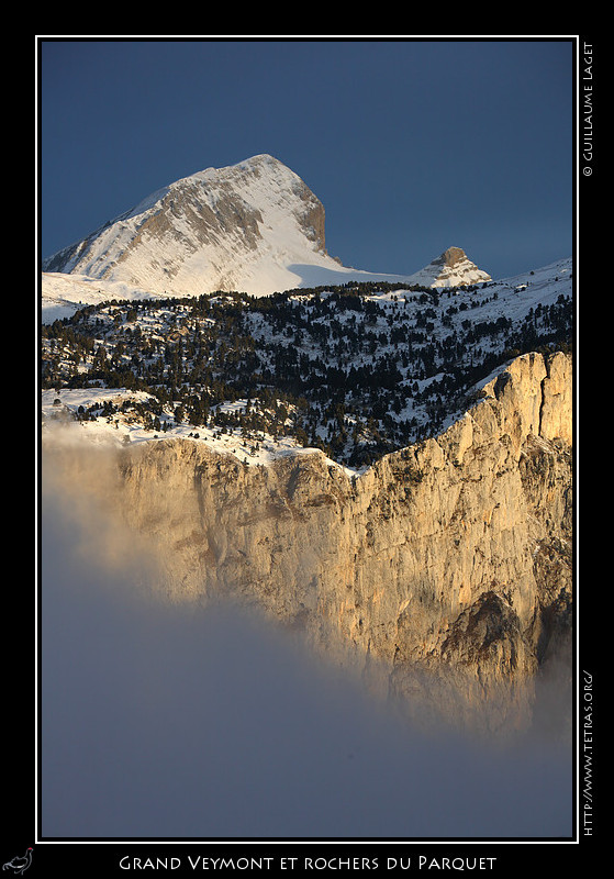 Rcits de randonnes : Derniers instants de soleil de la matine... 
