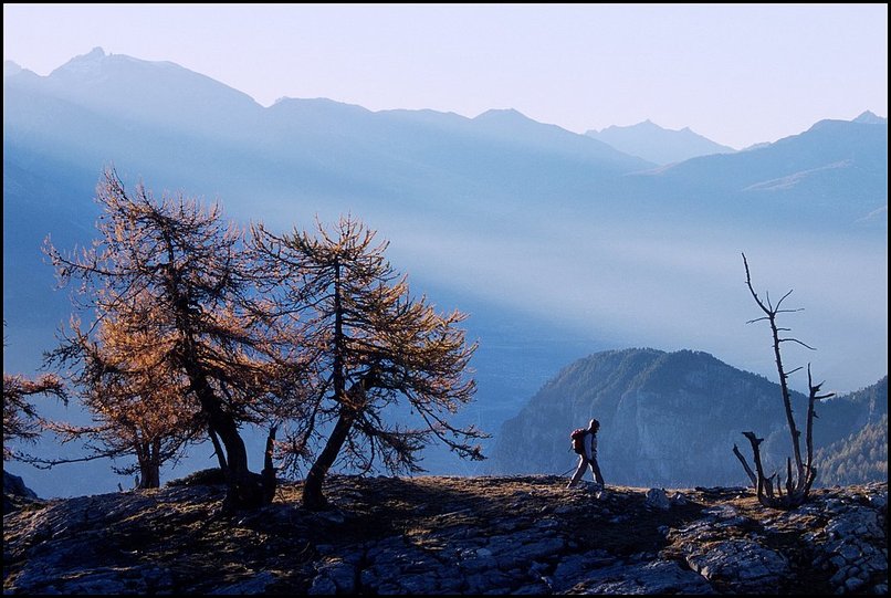 Photo : Ecrins : Quelques mlzes au dessus de la Durance, la semaine passe...Une image que j'aime beaucoup, mais l'avis n'est pas partag par les quelques personnes qui l'ont dj vue ! 
