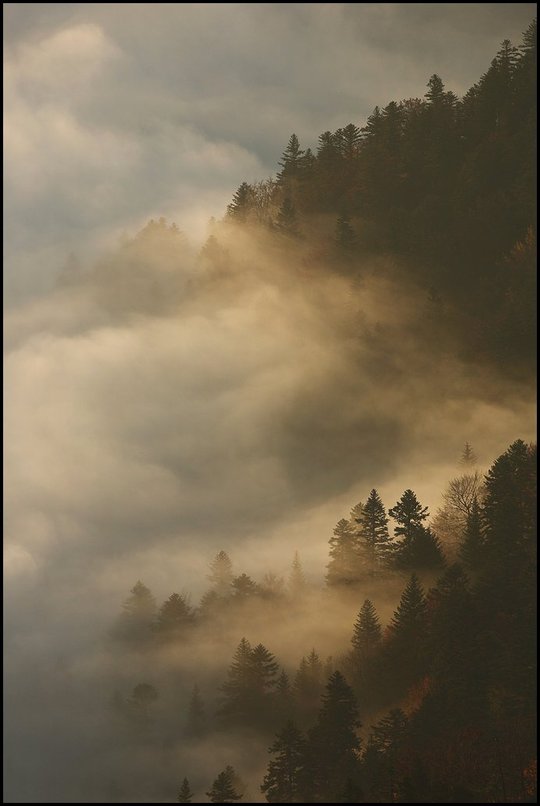 Photo : Brumes sous le Vercors... 
