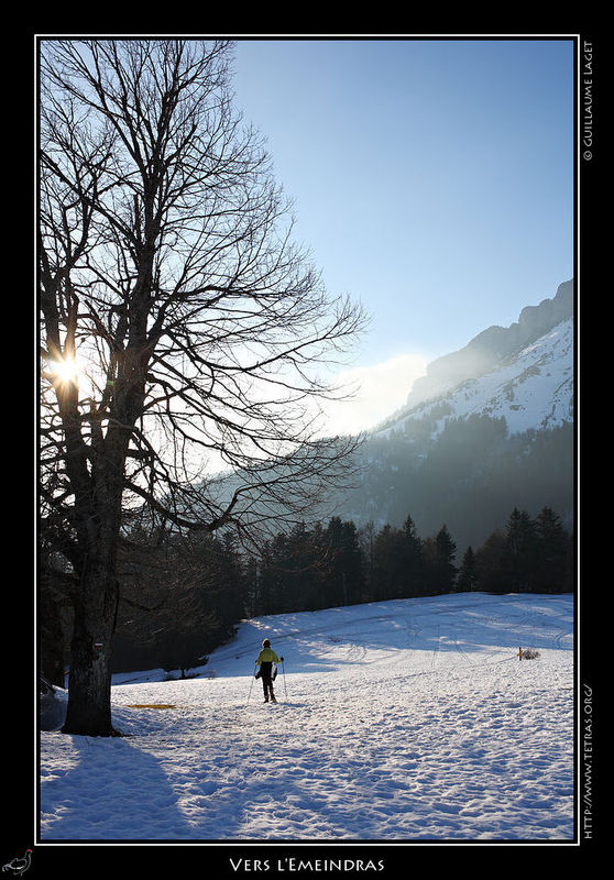 Photo : Plus vraiment de neige, de la glace sur les sentiers...souvenir d'une petite visite vers les Emeindras, en Chartreuse ce week-end. 
