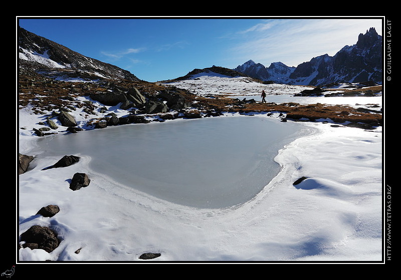 Photo : Un lac gel en Clare 
