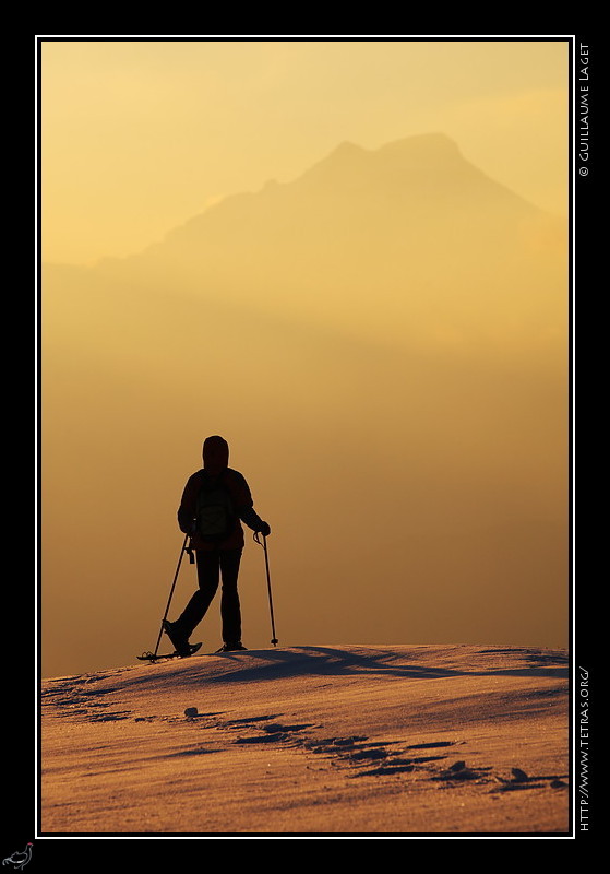 Photo : Crtes du Vercors Sud, sur fond de Grand Ferrand 
