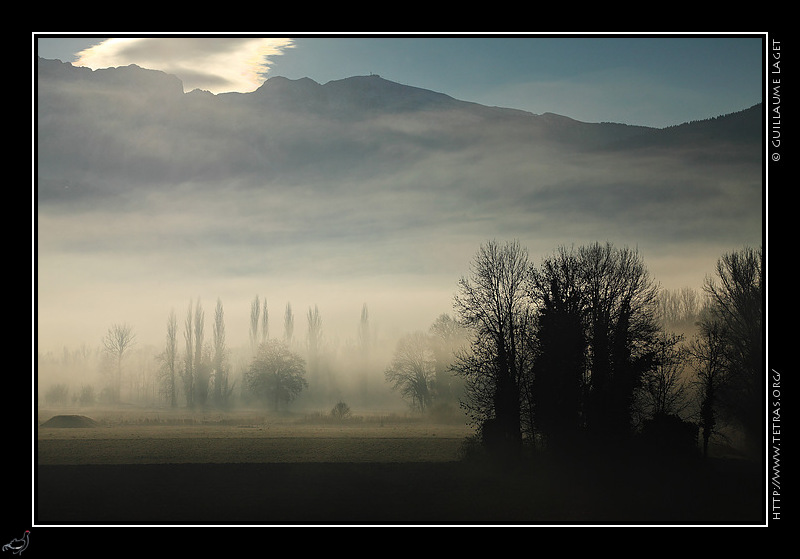 Photo : Brumes dans le Grsivaudan 
