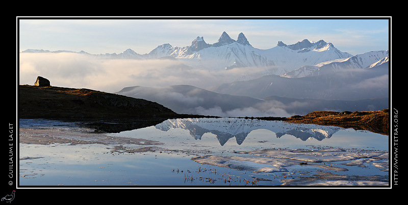 Photo : Le lac Guichard et les Aiguilles d'Arves 
