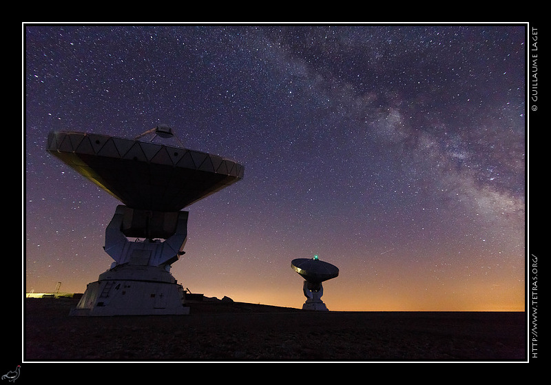 Photo : Nuit toile sur le plateau de Bure 
