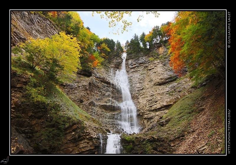 Photo : Une grande cascade sur le Guiers Mort, en Chartreuse 
