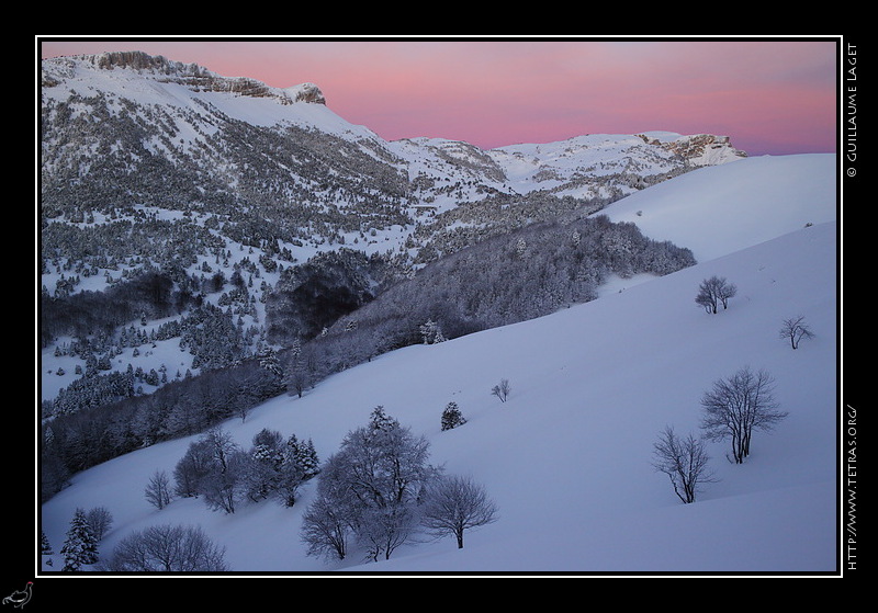 Photo : Montagnette et Vallon de Combeau depuis les abords de la Tte de Praorzel 
