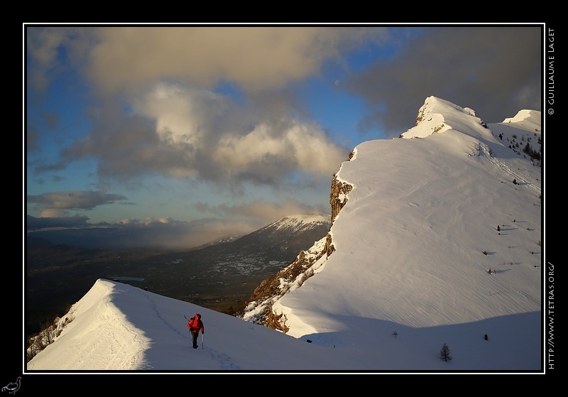 Photo : Sur les crtes de Charance, au dessus de Gap 
