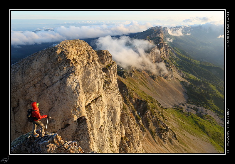 Photo : Sur les crtes du Grand Veymont, Vercors 
