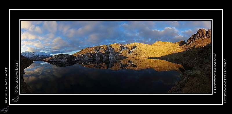 Photo : Lac de l'ne et pic de l'Agnelin, Belledonne 
