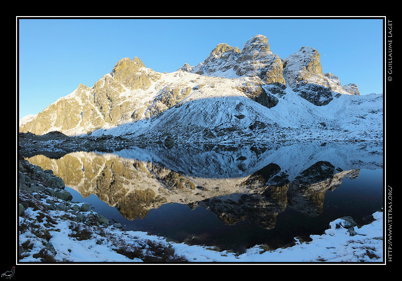 Photo : Reflets dans les lacs Robert, Chamrousse, Belledonne 
