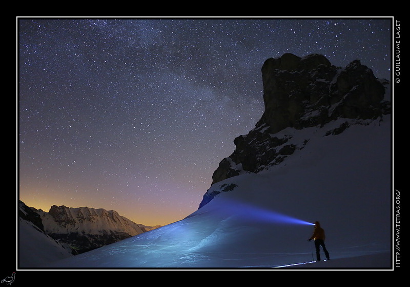 Photo : Nuit dans le Vallon de Charnier, Dvoluy 
