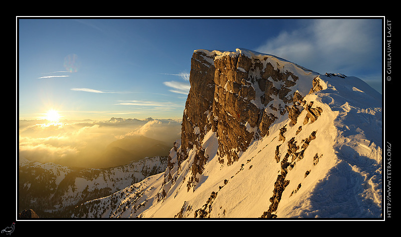 Photo : Cr�tes du Grand Veymont, Vercors 
